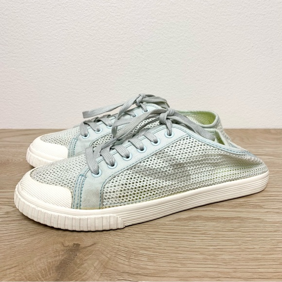 Tretorn Shoes - Tretorn Tournament Net Sneakers Size 8.5‎ Mint Green Cotton Mesh Knit Womens